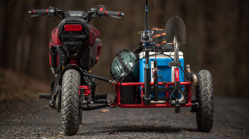 Illustration for article titled Hell Yeah–It's A Little Honda Grom With A Teeny Tiny Sidecar